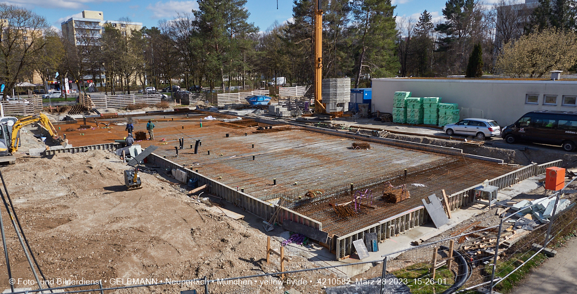 28.03.2023 - Baustelle Haus für Kinder in Neuperlach